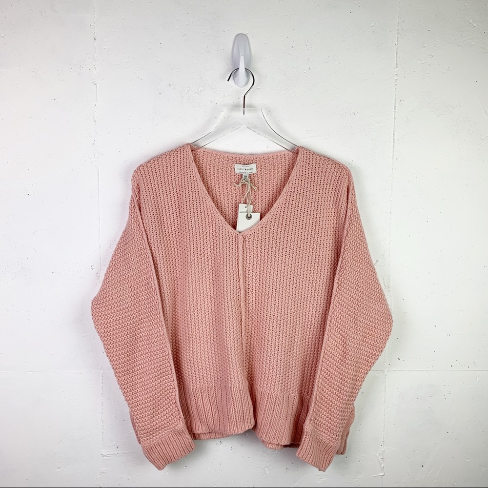 NWT Lucky Brand Pink Sweater